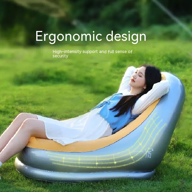Outdoor Indoor One-click Automatic Inflatable Lazy Leisure Small Sofa - Image 2