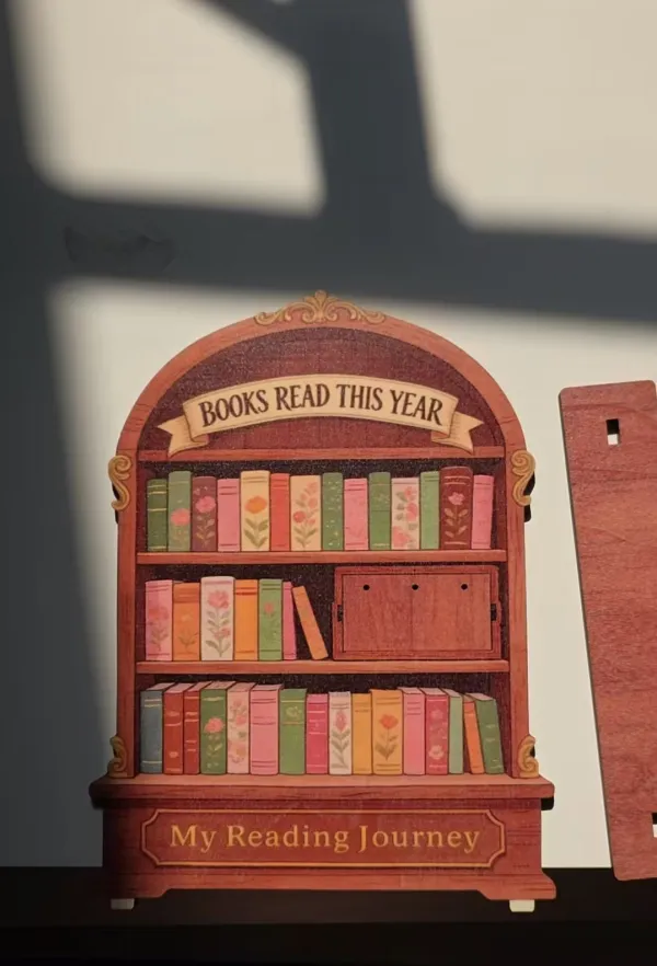 Wooden Reading Tracker lifestyle photo 6