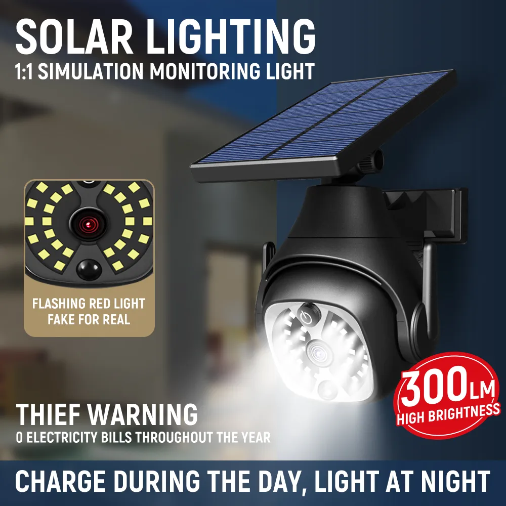 Solar Powered Outdoor Courtyard Lights Household Lighting Human Sensing