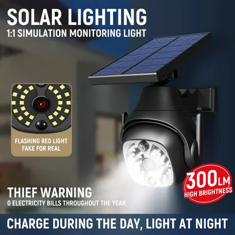 Solar Powered Outdoor Courtyard Lights Household Lighting Human Sensing