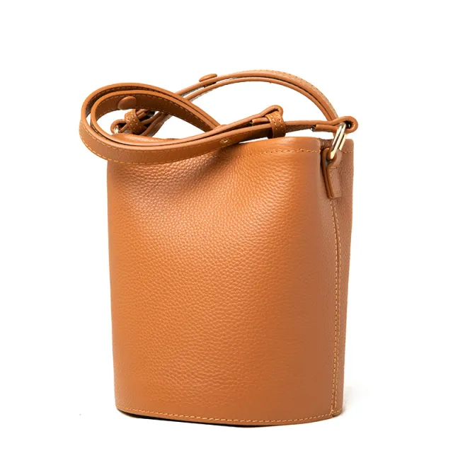 Minimalist Style Single Shoulder Diagonal Cross Bag For Women Brown - Shop at LoveMi