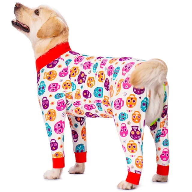 Golden Labrador Medium And Large Dog Pet Hair Removal Joint Protection Suit Orange - Shop at LoveMi
