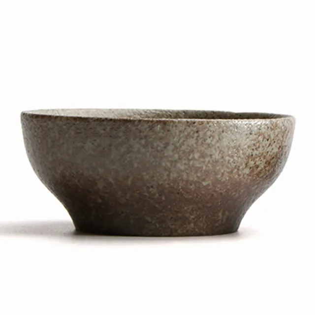 Tea Cup Ceramic Rough Pottery Tea Cup Japanese Single Cup K - Shop at LoveMi