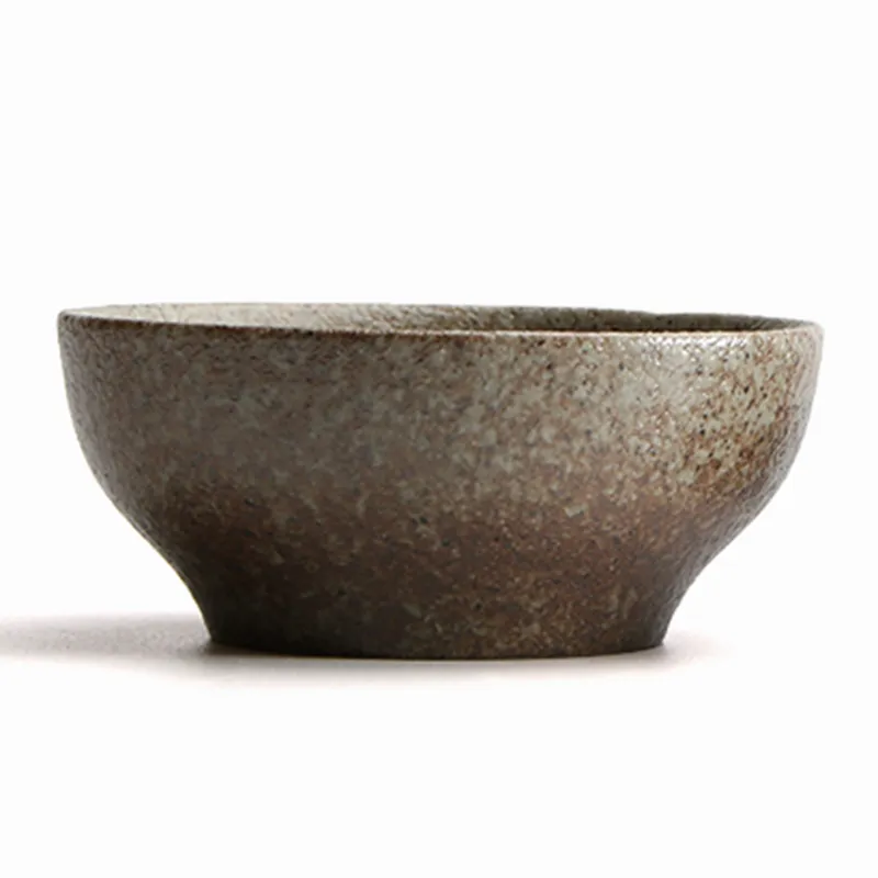 Tea Cup Ceramic Rough Pottery Tea Cup Japanese Single Cup - K