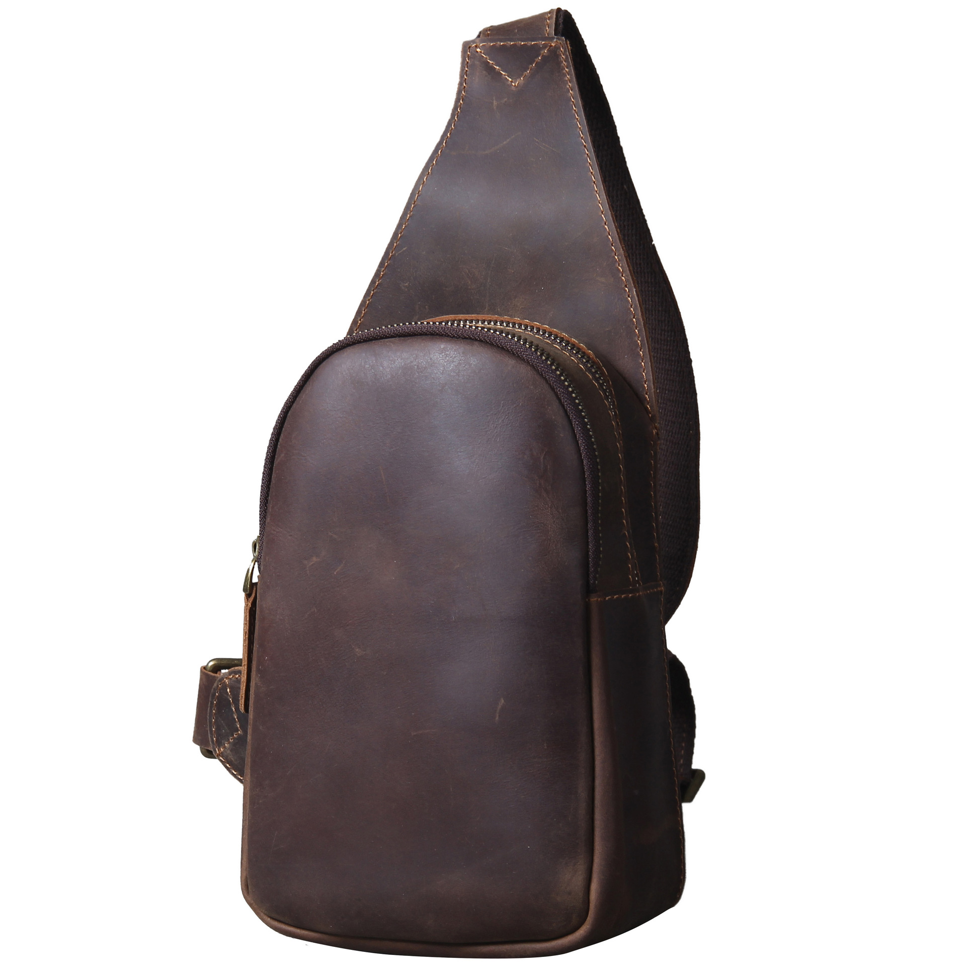 Title 2, Mochila Crossbody Masculina Retro Artesanal