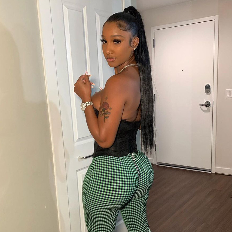 Printed Sexy Slimfit Laceup Print Top