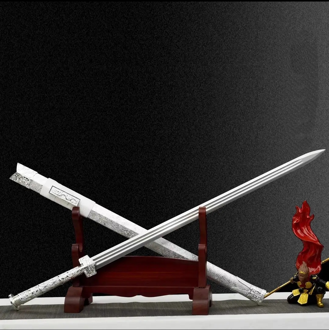 Dragon Soul Integral Sword High Manganese Steel  Self-Defense Cold Weapon  Collection-Grade  Unsharpened
