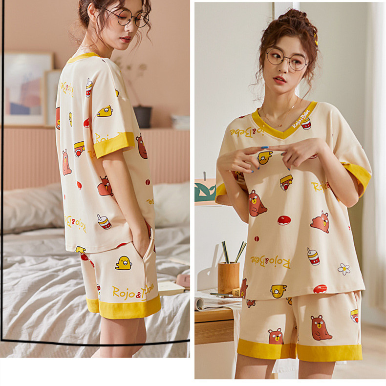 Title 2, Female summer pajamas two-piece suit