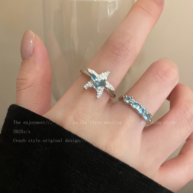 Bague Zircon Bleu Femme — Élégance et Style Assuré - image 3