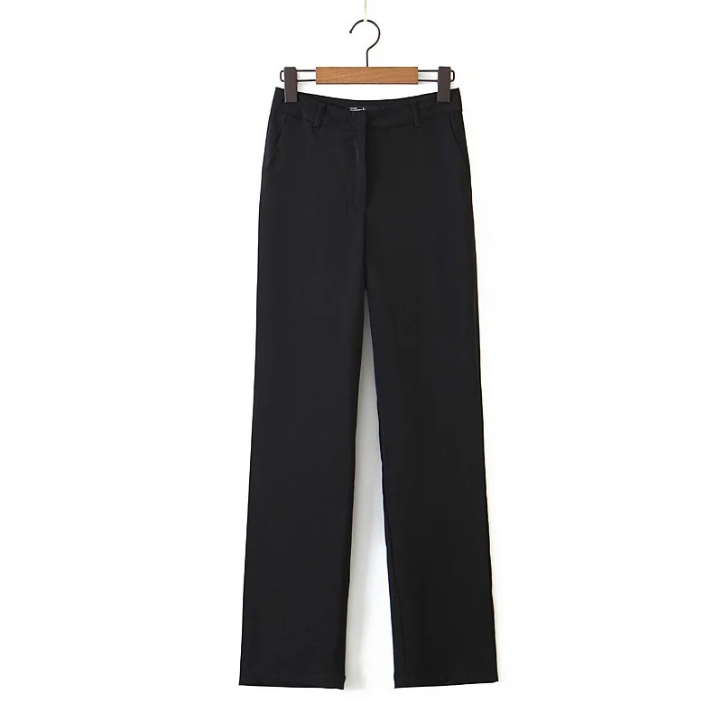 Title 6, High Waist Loose Straight-leg Casual Suit Pants...