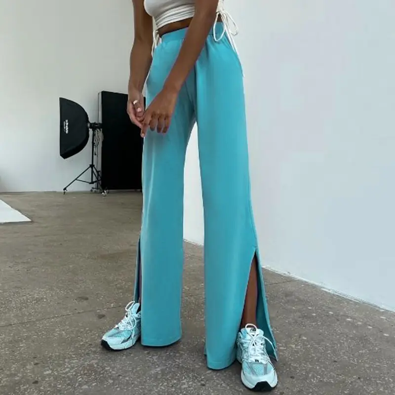 Straight Drape, Mopping The Floor Slimming Loose Trousers
