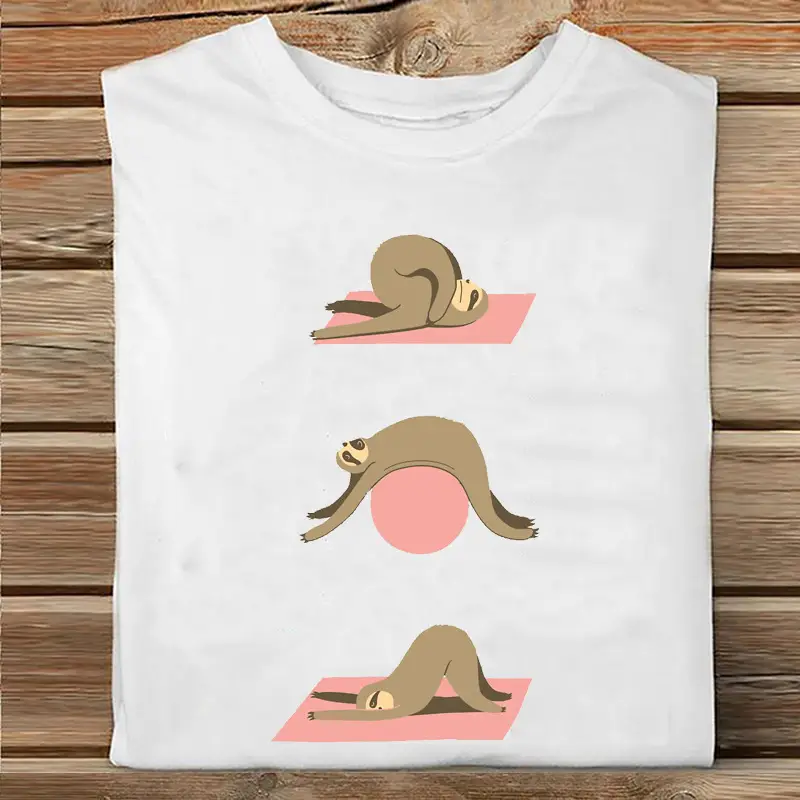 Dinosaur Animal Cartoon Print Short-sleeved T-shirt