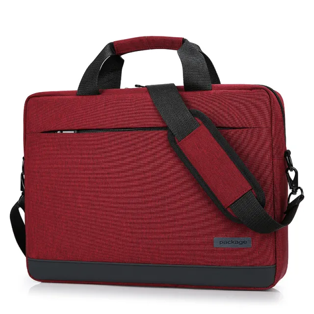Computer Bag Handbag Shoulder Bag Briefcase Red - Shop at LoveMi