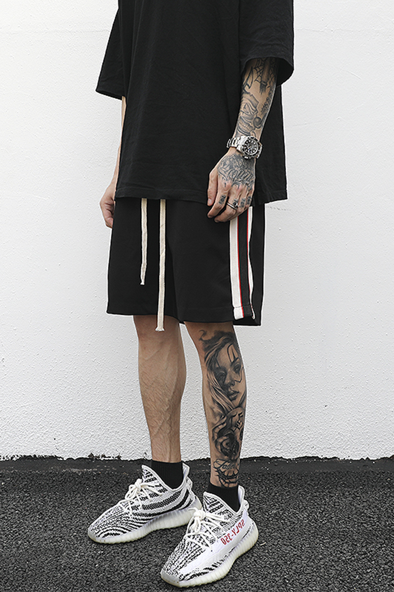 Side Webbing Panelled Track Shorts - Image 8