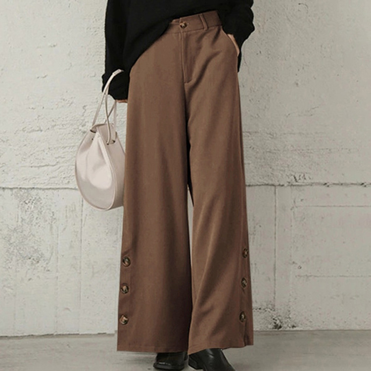 Title 5, High-waisted Trousers Loose-fit Urban Casual Sp...