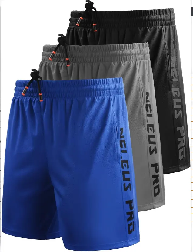 Men's Athletic Shorts, Running Basketball Breathable, Quick-drying