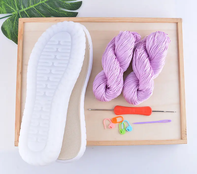 Handwoven Summer Cool Hollow Thread Water Grass Flower Bean Shoes