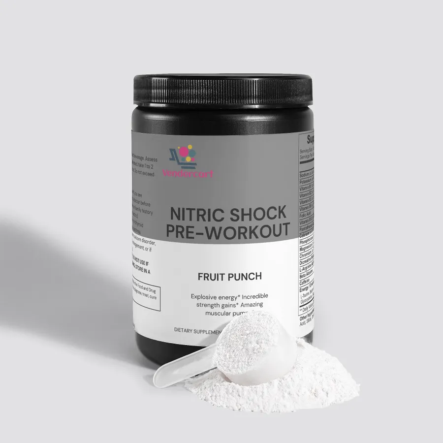 Nitric Shock Pre Workout Strength, Energy, Endurance, And