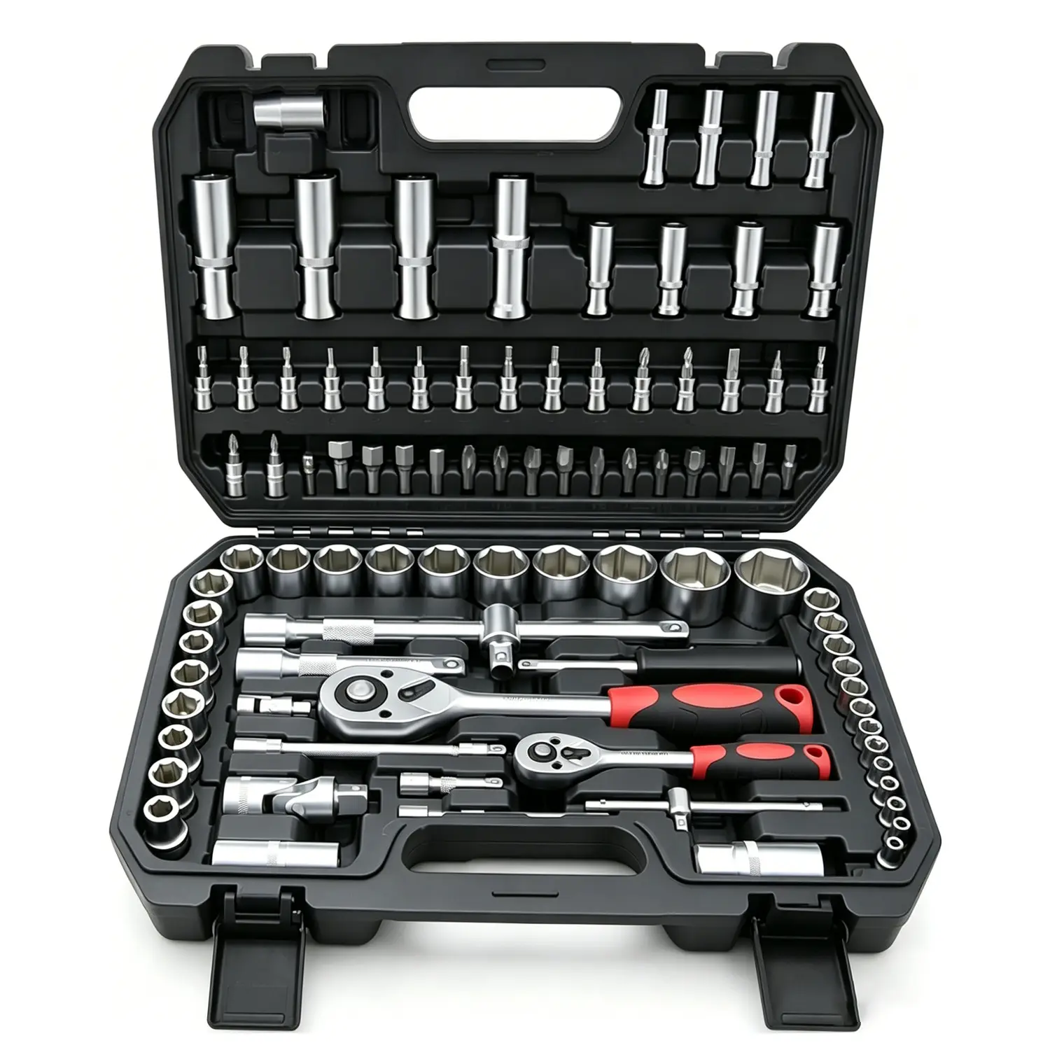 1 2 & 4 Drive Socket Set