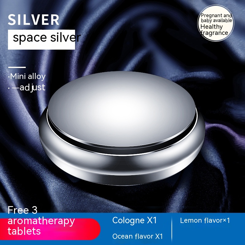 Silver With 3pcs Aromatherapy