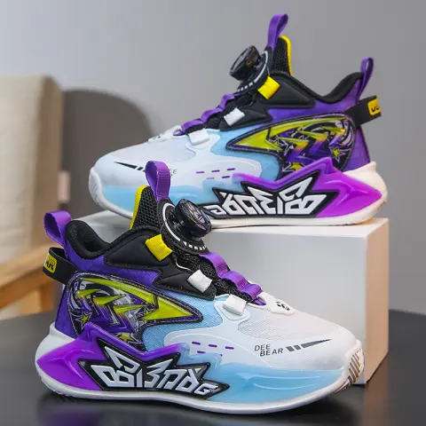 Children's Mesh Breathable Running Mid Size Kids' Spin Dunk