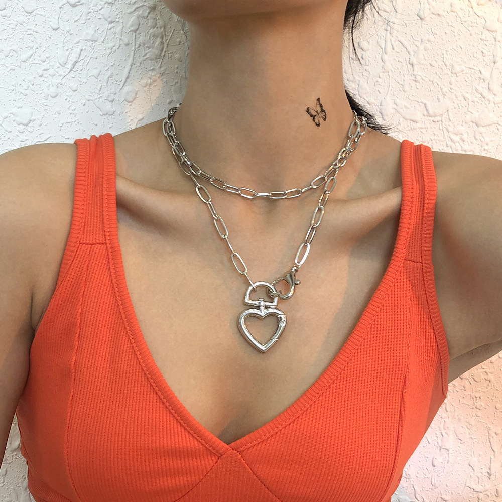Pendant Necklace Irregular Type Retro Niche Personality Clavicle Chain
