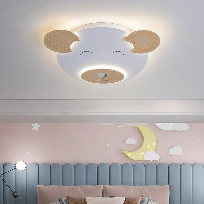 Creative Cartoon Bear Simple Modern Princess Room