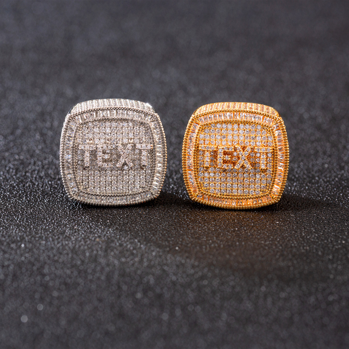 DIY English Name Ring Personality N Version For Men And Women - Image 1