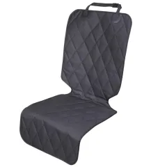 Waterproof Oxford Mat Front Rear Seat Cover Protector Cotton Inside Mat Anti Scratch For Cat Dog Pet Carrier Pet Supplies - Black - View 1