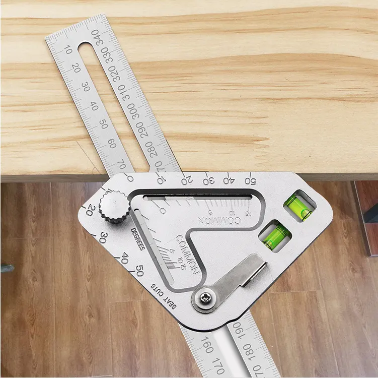 Triangular Level Multifunctional Woodworking Triangle Ruler Angle Revolutionary Carpentry