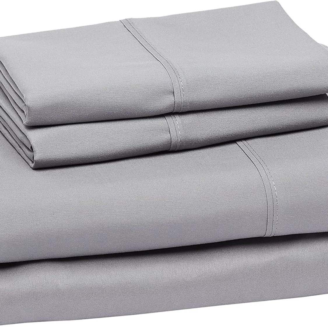 Lightweight Super Soft, Wrinkle-Free, Breathable Luxury Microfiber 4 Piece Bed Sheet Set With 14-Inch Deep Pockets, Full, Dark Gray, Solid