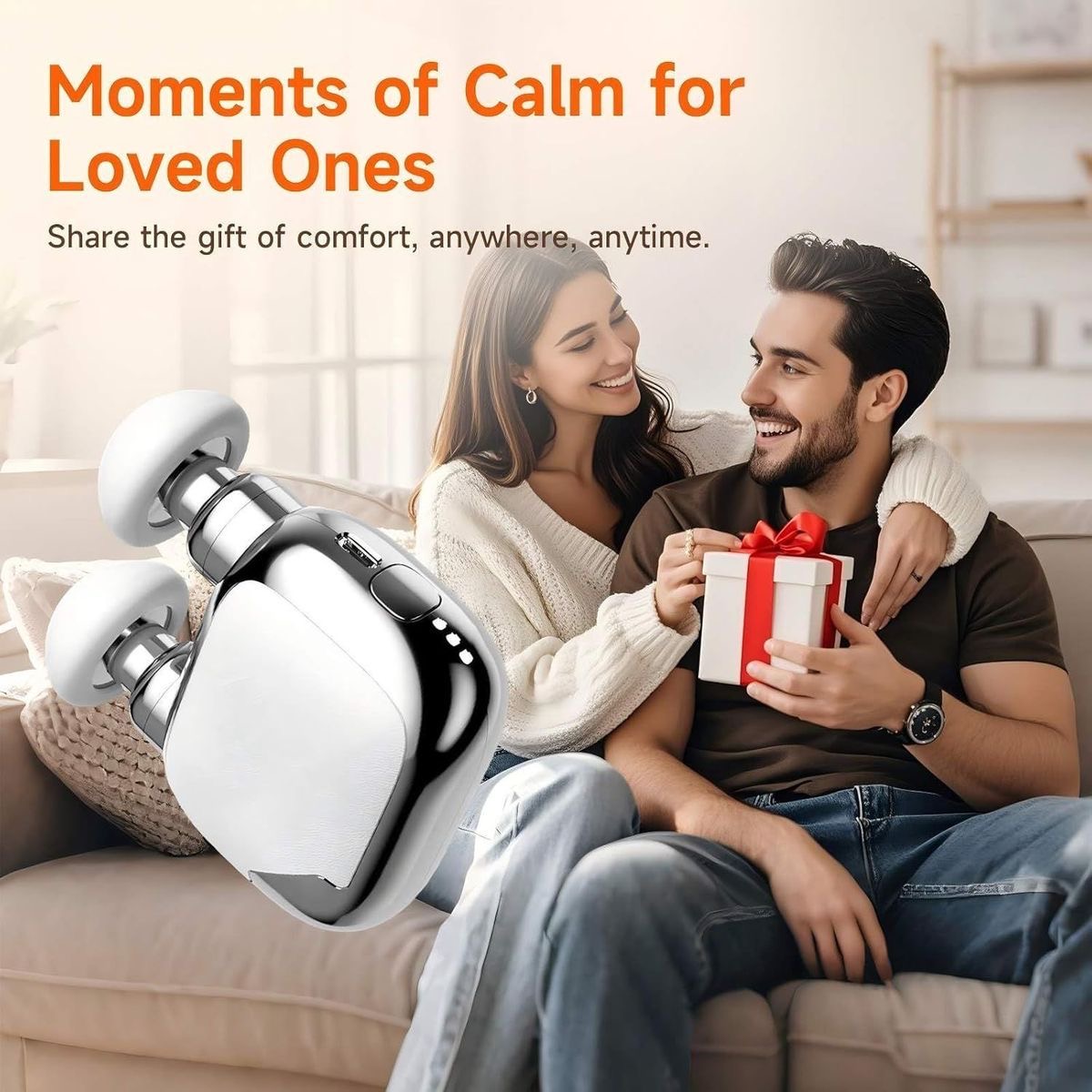 New Upgrade---Mini Muscle Massage Gun Electric Fascia Massager 2 Heads For Neck — image 7