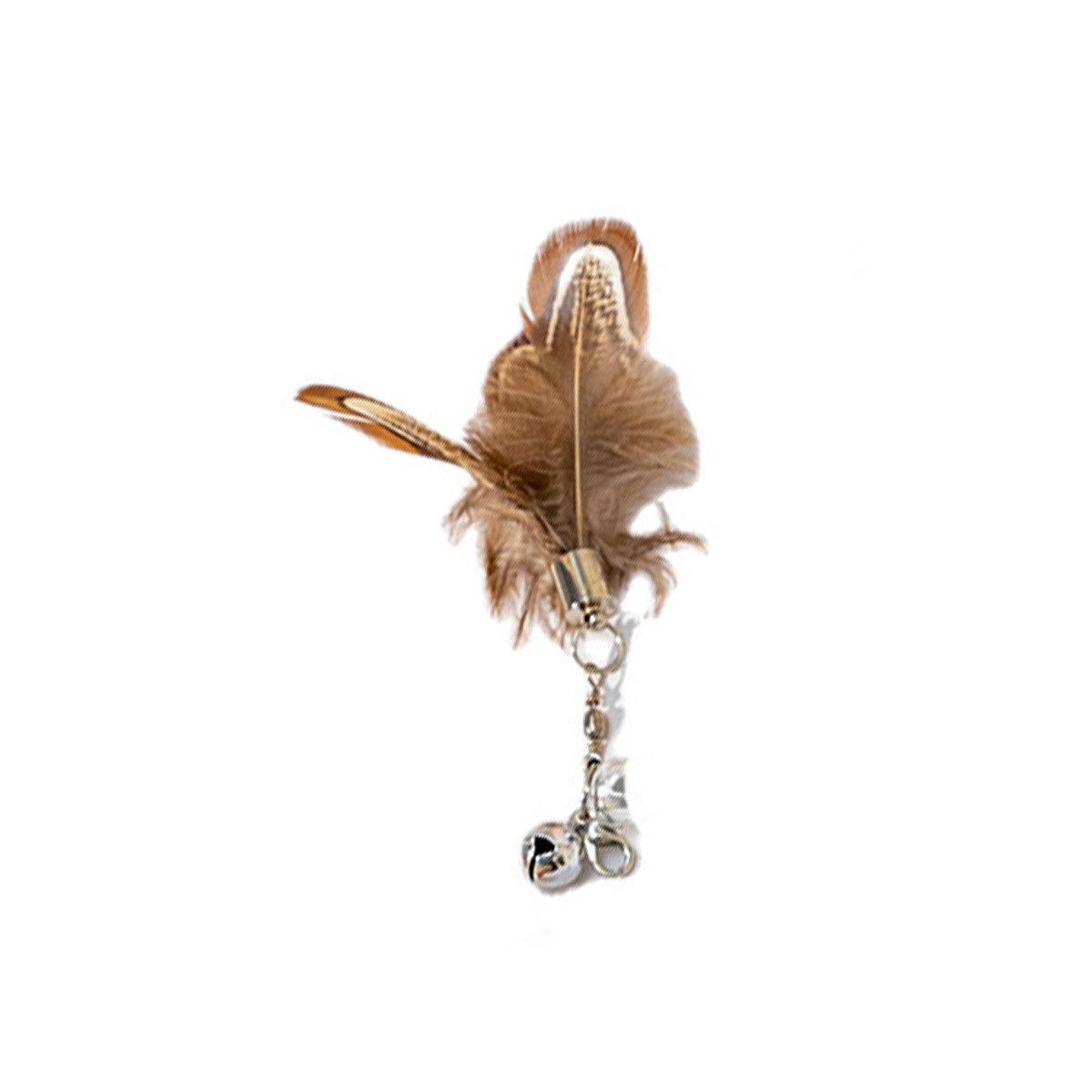Feather Replacement Head Cat Teaser Wand Bell