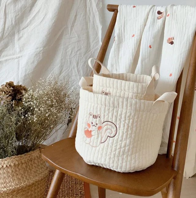 Toy Organizer Bedding Multi purpose Storage Bag White - Shop at LoveMi