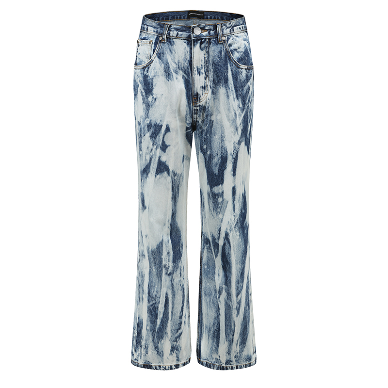 Hand Heavy Washed Micro Flare Jeans Color - Shop at LoveMi