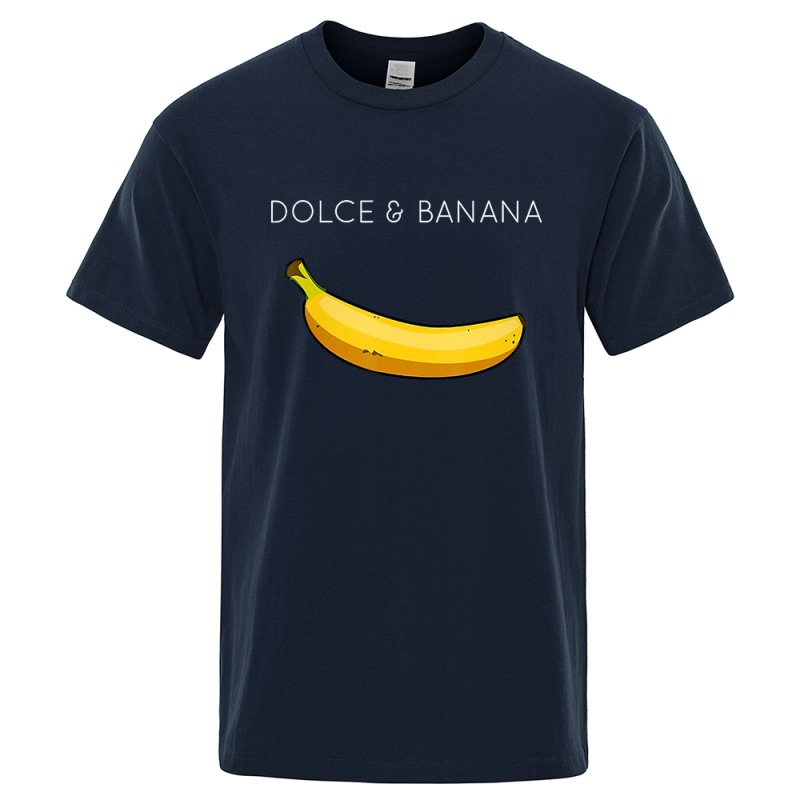 Title 5, Dolce Banana Fashion Print Heren T-shirts