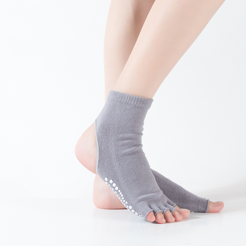 Women's Mid-tube Five-finger Split-finger Yoga Socks