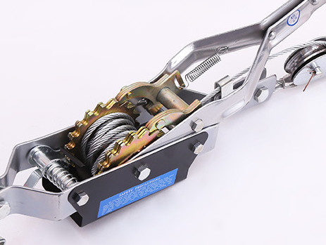 4 Ton Dual Gear Power Puller Heavy Duty 2 Hook Cable Hand Winch — image 3