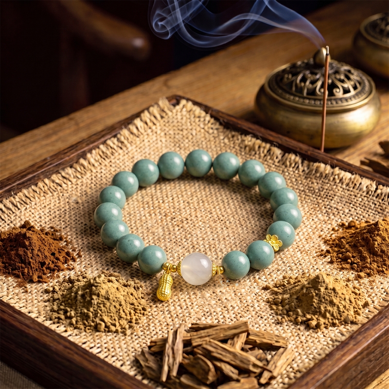Versatile And Minimalist Chinese Herbal Bracelet