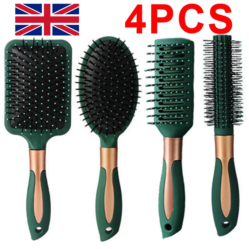 4pcs Hair Brush Set For Women Professional Salon Hairbrush Comb Hairbrush Massage 6