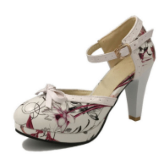 Belt Buckle High Heel Baotoe Women's Shoes Safflower 39 - Shop at LoveMi