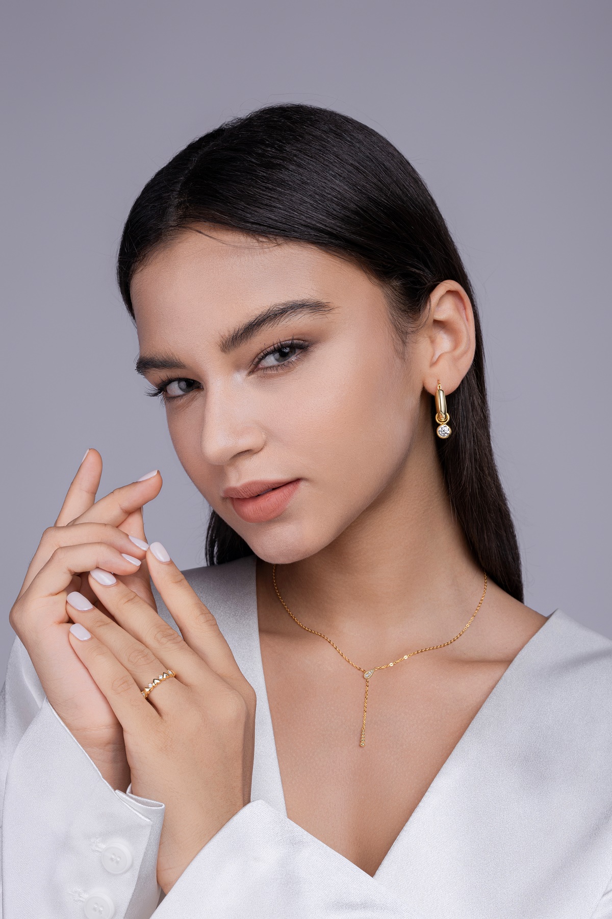 1Star Convergence - A Fashionable And Trendy Necklace Pendant Diamond Jewelry Necklace Set With Moissanite S925 Sterling Silver And Gold Plating Prohibit TikTok sales