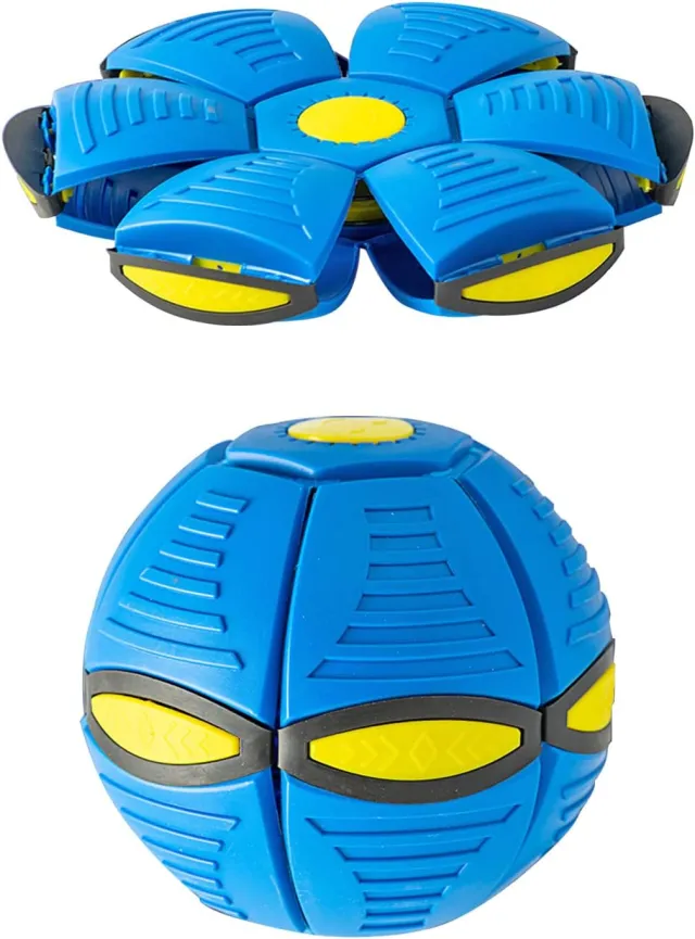 Pet Toy Flying Saucer Ball For Dogs 6 Lights Flying Saucer Ball Outdoor Yard Dog Toys Magic Stomp Magic Ball Children Toy Magic UFO Ball For Dogs G... Does Not Shine Blue - Shop at LoveMi