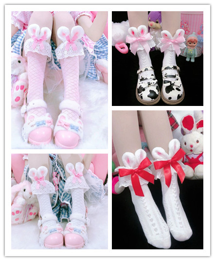 Socks Cute Three-dimensional Bunny Ears Socks
