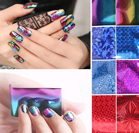 Starry Sky Paper Nail Sticker Art Sky Polish