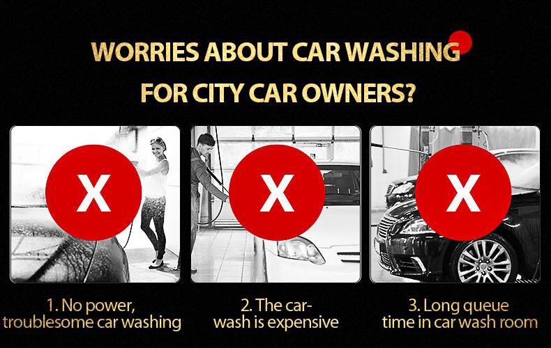 High-power Lithium Battery Portable Wireless Car Washing Machine