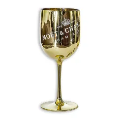 Plastic Cocktail Party Champagne Cocktail Glass - Gold - View 1