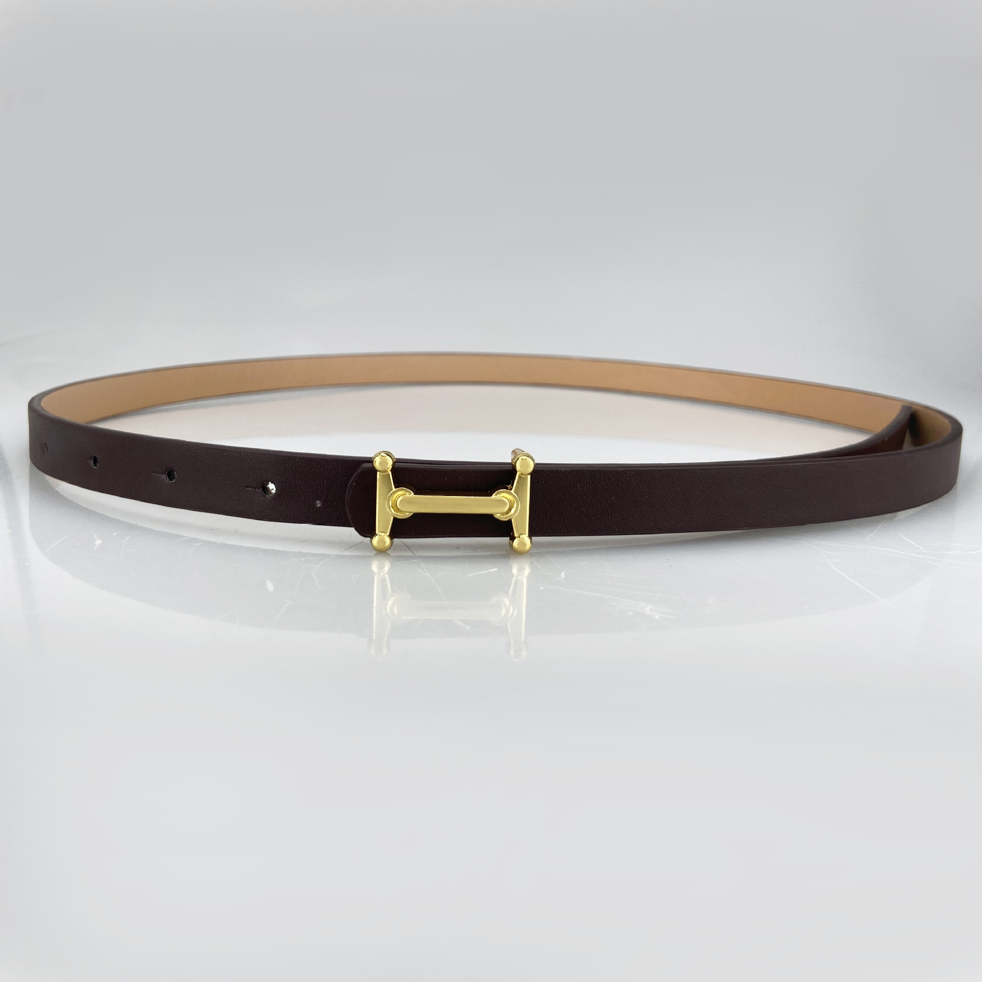 Title 2, Ceinture fine Simple et assortie pour femmes, n...