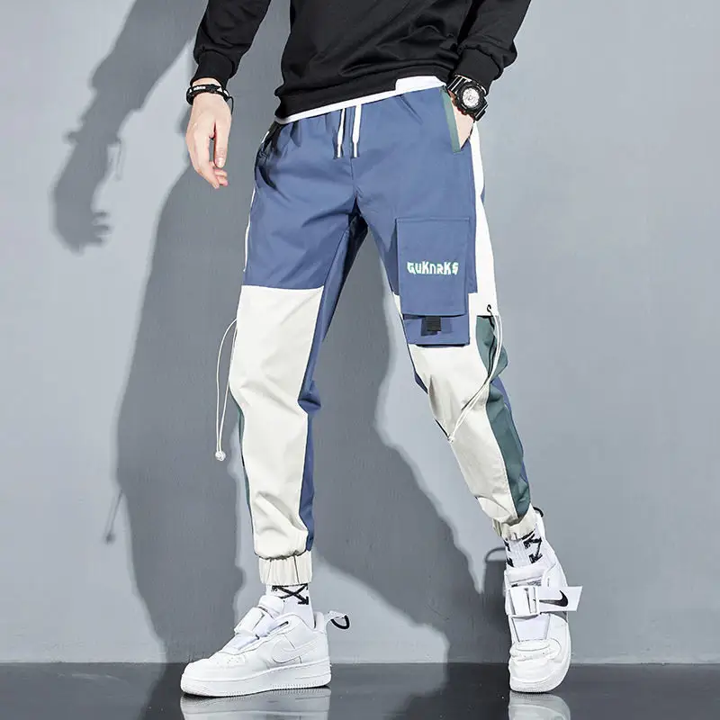 Men's Drawstring Mouth Large Size Foot Trendy Casual Pants