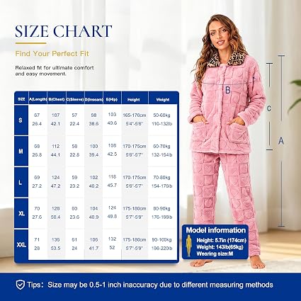RONGTAI Leopard Button Down Pajama Set Long Sleeve Plush Fleece PJs — image 3
